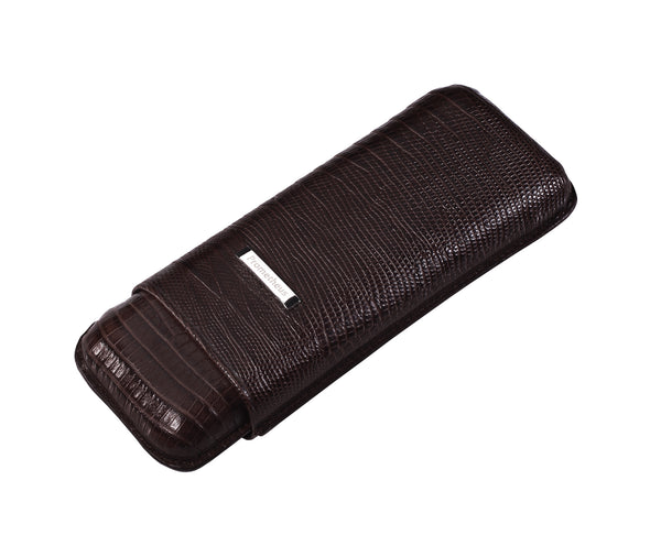 PROMETHEUS Cigar Case TEJUS BROWN - 2 CIGARS (C500TJ)