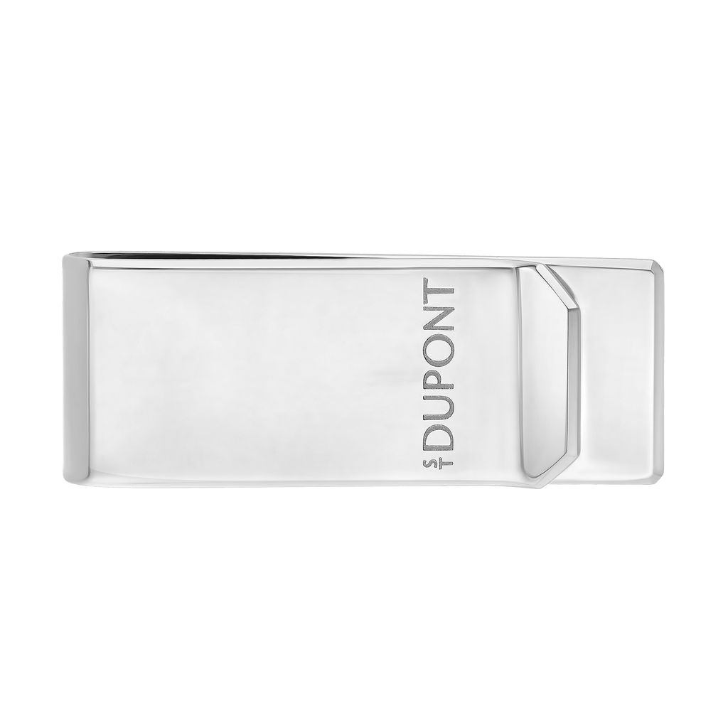 S.T. DUPONT Chrome Silver Money Clip 003121