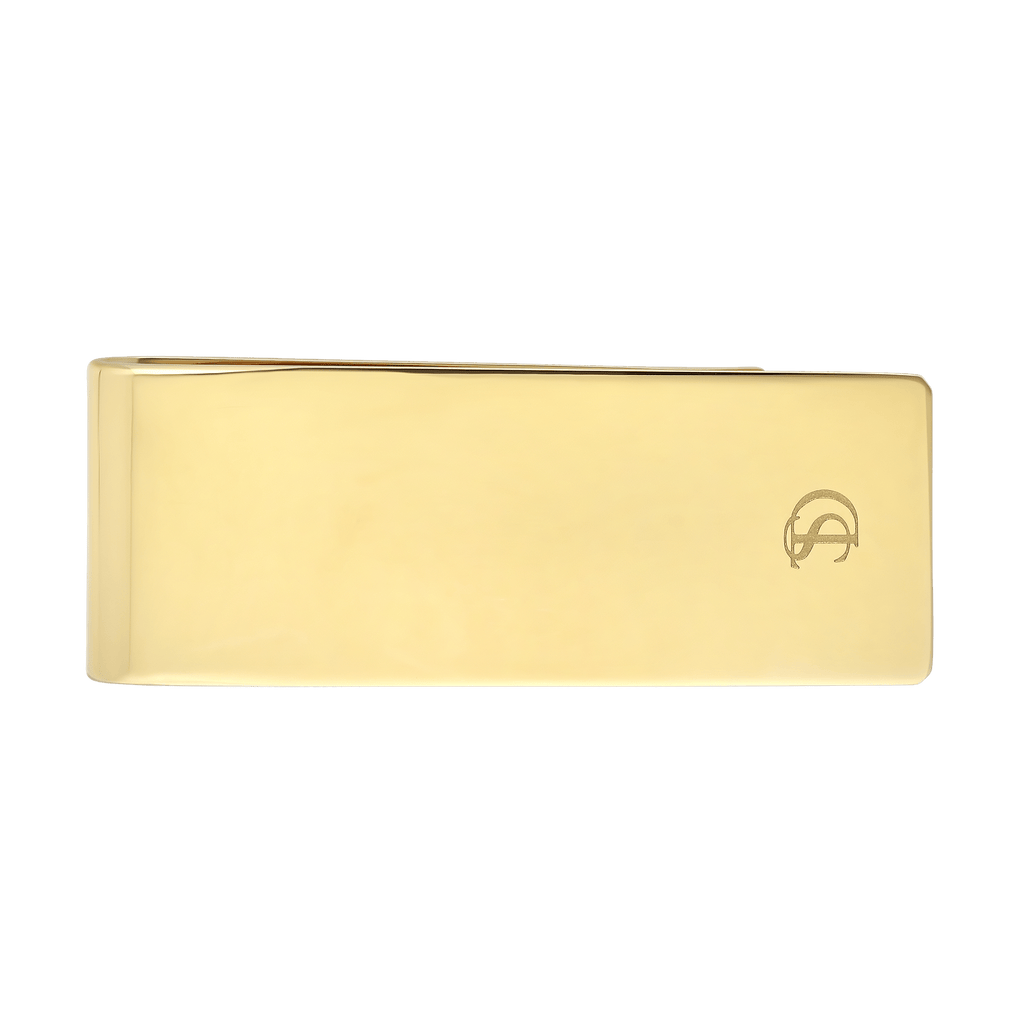 S.T. DUPONT Chrome Golden Money Clip 003122
