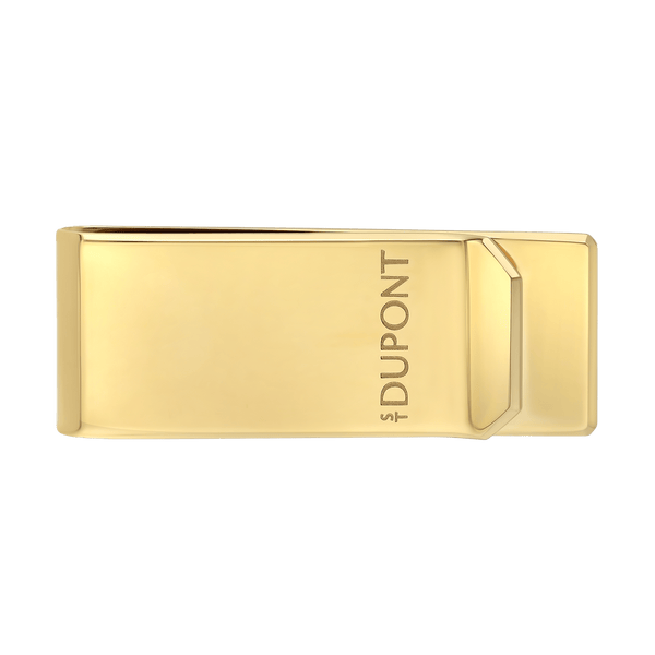 S.T. DUPONT Chrome Golden Money Clip 003122