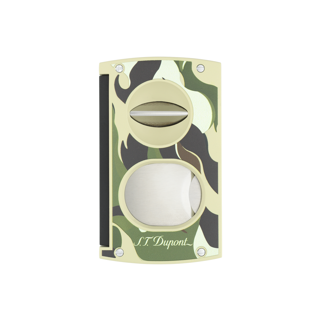 S.T. Dupont Cigar Cutter Double Blade Camo Khaki 003450G
