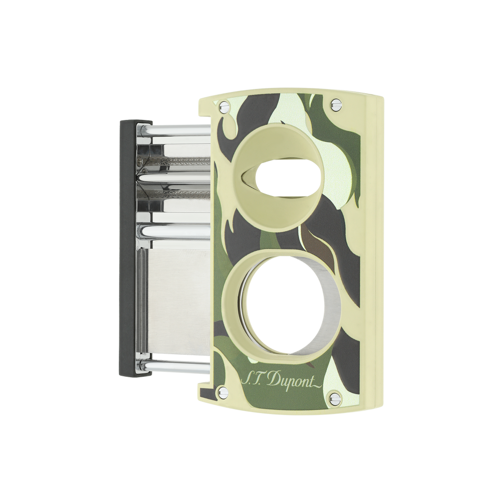 S.T. Dupont Cigar Cutter Double Blade Camo Khaki 003450G