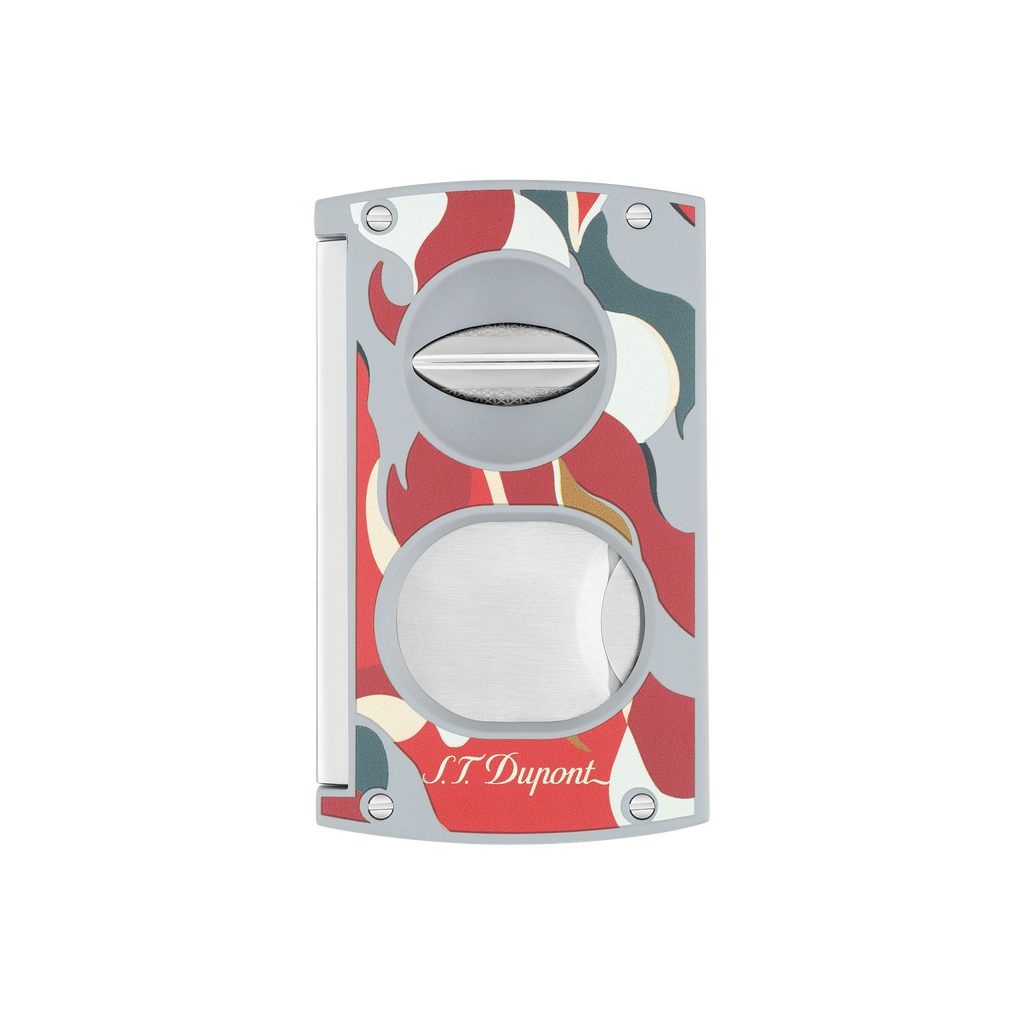 S.T. Dupont Cigar Cutter Double Blade Camo Red 003451R