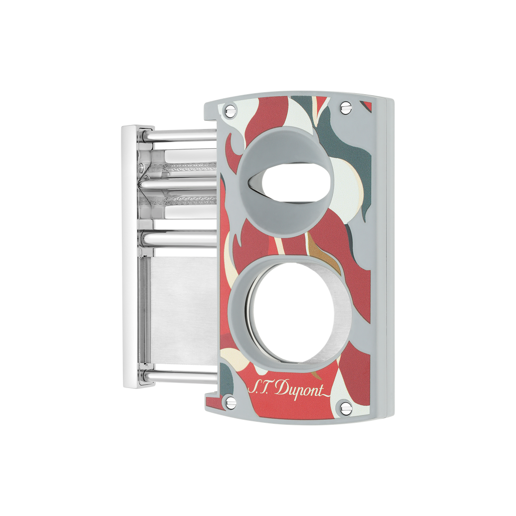 S.T. Dupont Cigar Cutter Double Blade Camo Red 003451R