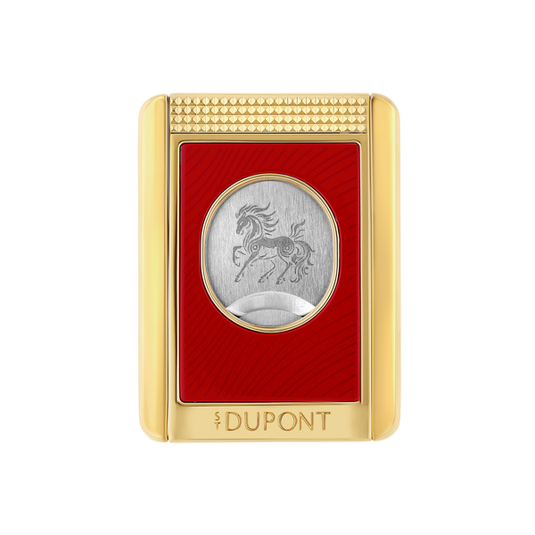 S.T. Dupont Cigar Cutter Stand Horse Red 003480H