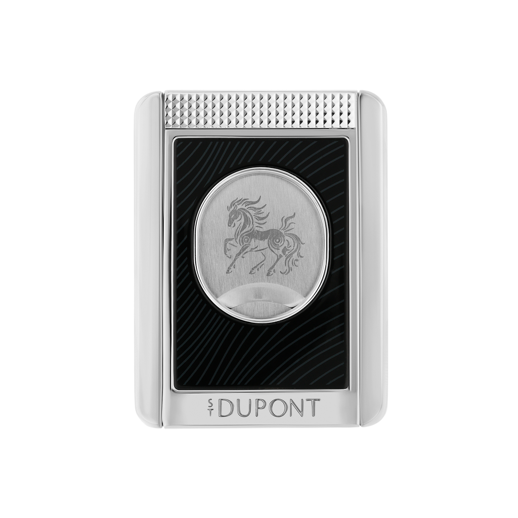S.T. Dupont Cigar Cutter Stand Horse Black 003488H