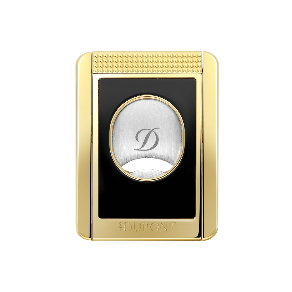 S.T. Dupont BLACK AND GOLD CIGAR CUTTER STAND 003553