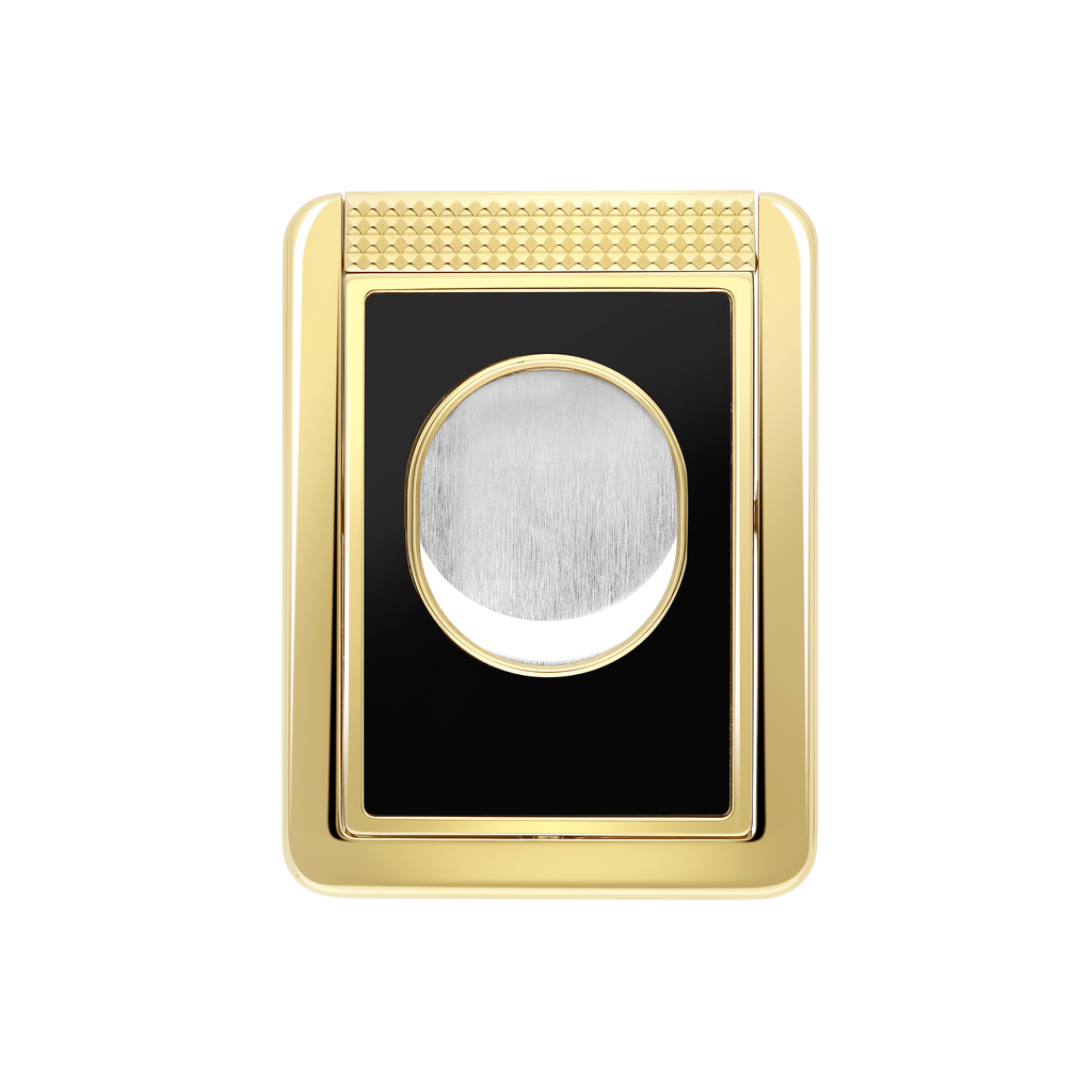 S.T. Dupont BLACK AND GOLD CIGAR CUTTER STAND 003553
