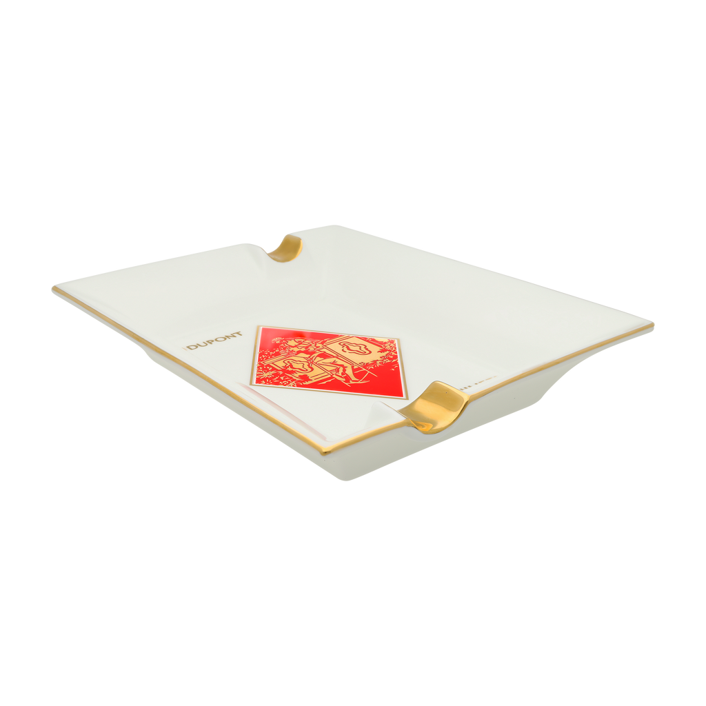 S.T. Dupont Porcelain Ashtray Romeo y Julieta White 006450