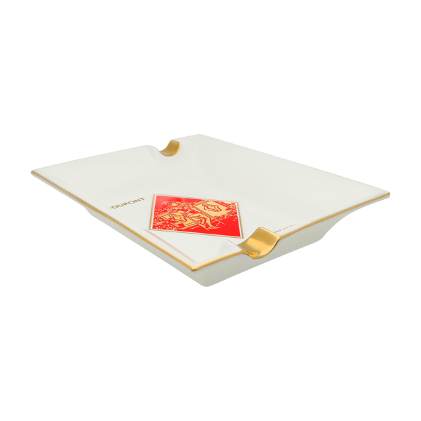 S.T. Dupont Porcelain Ashtray Romeo y Julieta White 006450