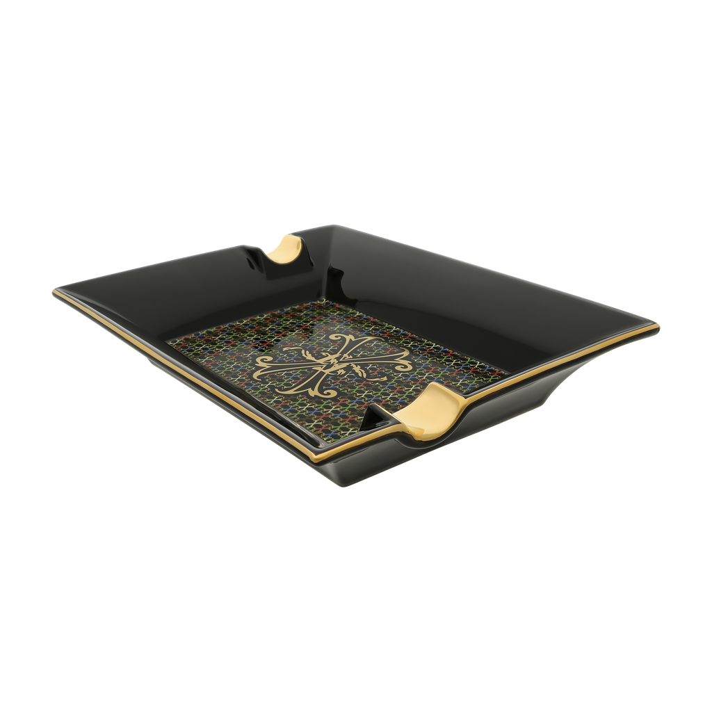 S.T. Dupont Porcelain Ashtray Fuente Multicolor 006460