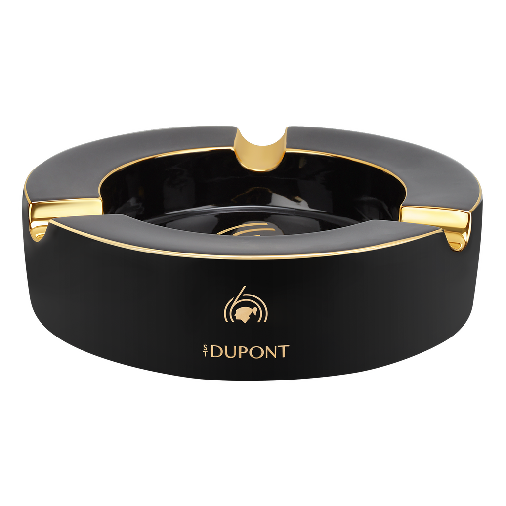 S.T. Dupont Porcelain XL Ashtray Cohiba 60 Black 006472