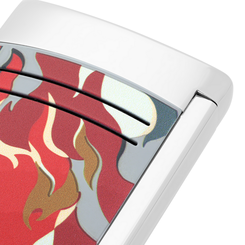 S.T. Dupont MAXIJET LIGHTER Matt Camo Red 020151