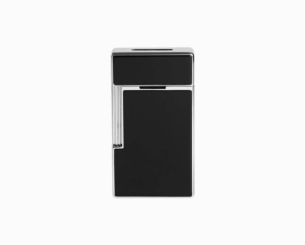 S.T. Dupont  BIGGY  LIGHTER BLACK LACQUER AND CHROME 025001