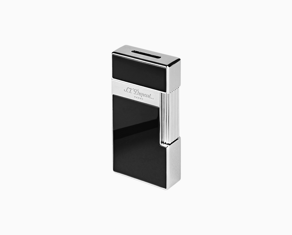 S.T. Dupont  BIGGY  LIGHTER BLACK LACQUER AND CHROME 025001