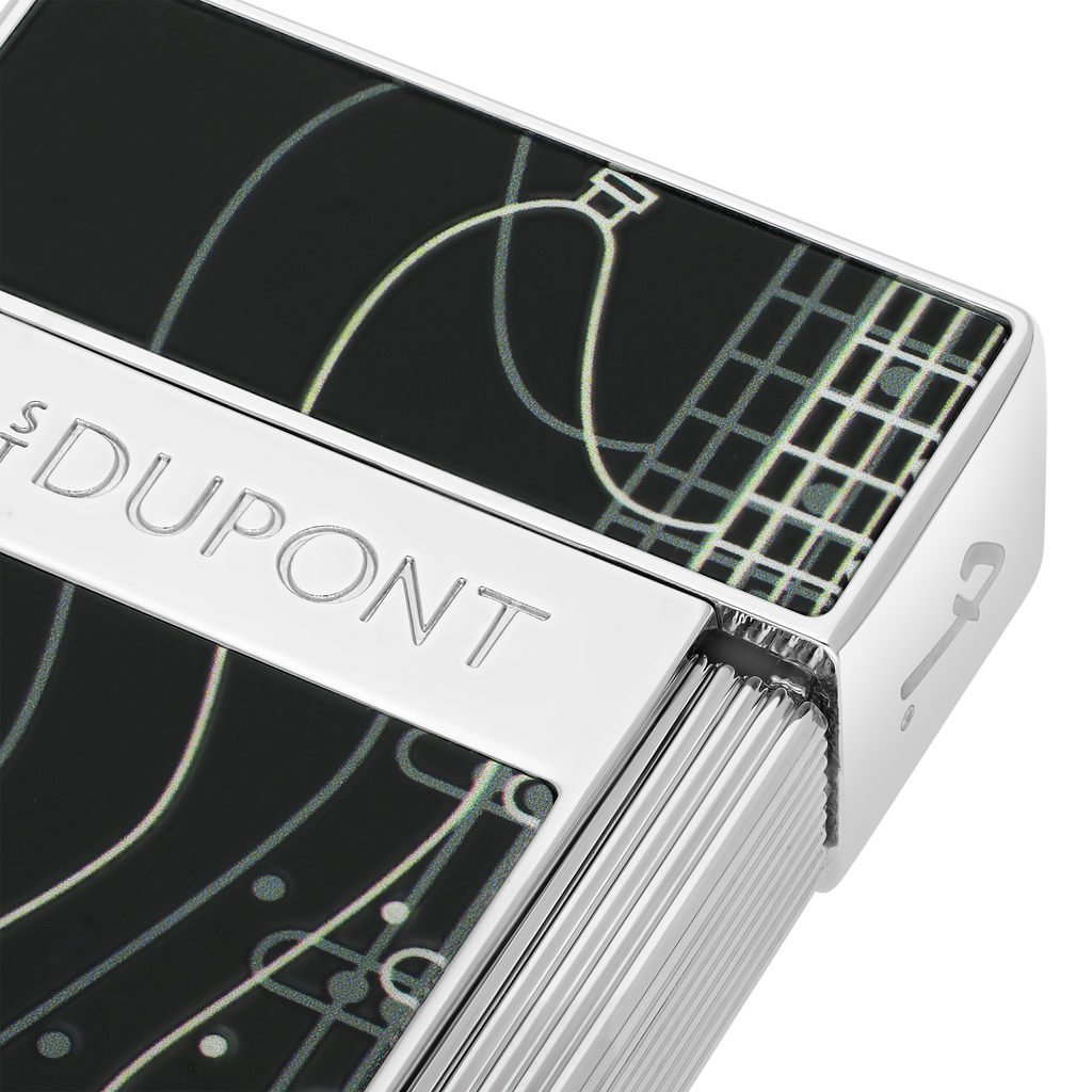 S.T. Dupont  BIGGY Lighter Fender Black 025025