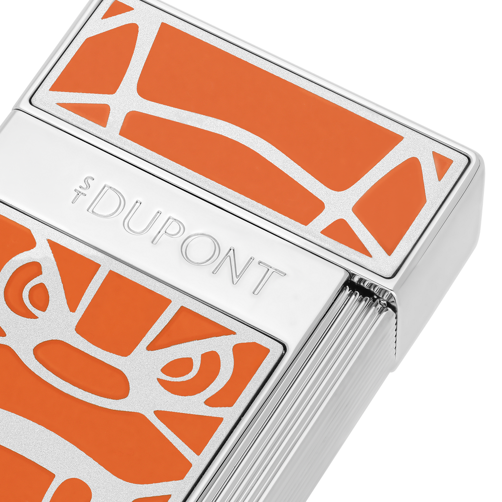 S.T. Dupont  BIGGY Lighter Orlinski Orange  025063