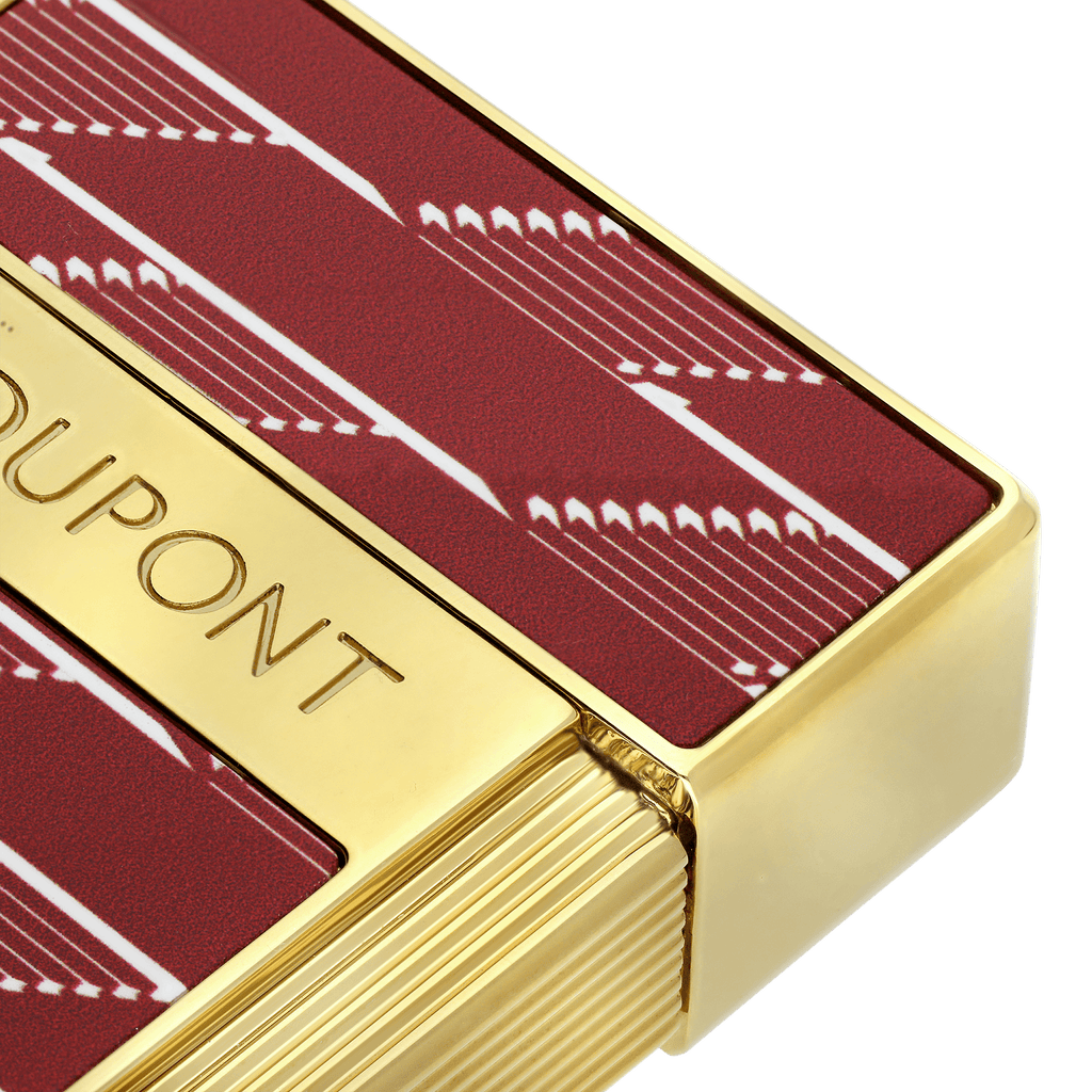 S.T. Dupont BIGGY Lighter Lacquered  Monogram 1872 Burgundy 025078B