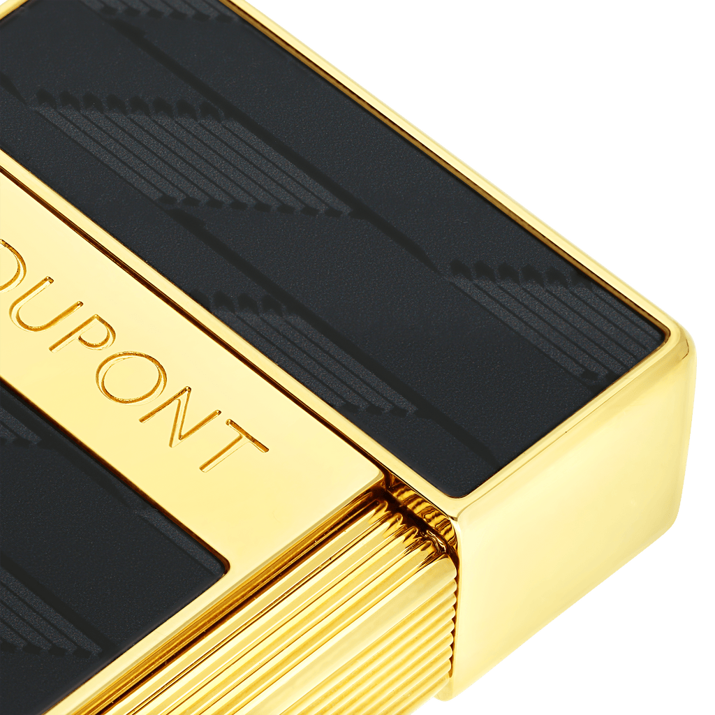 S.T. Dupont BIGGY Lighter Lacquered  Monogram 1872 Black 025079