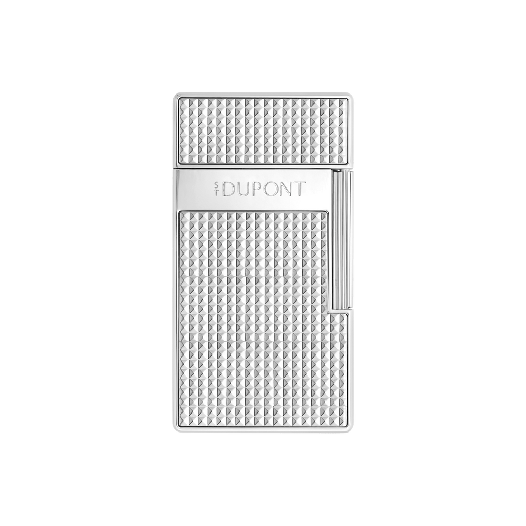 S.T. Dupont  BIGGY Lighter Diamond Head Silver 025210