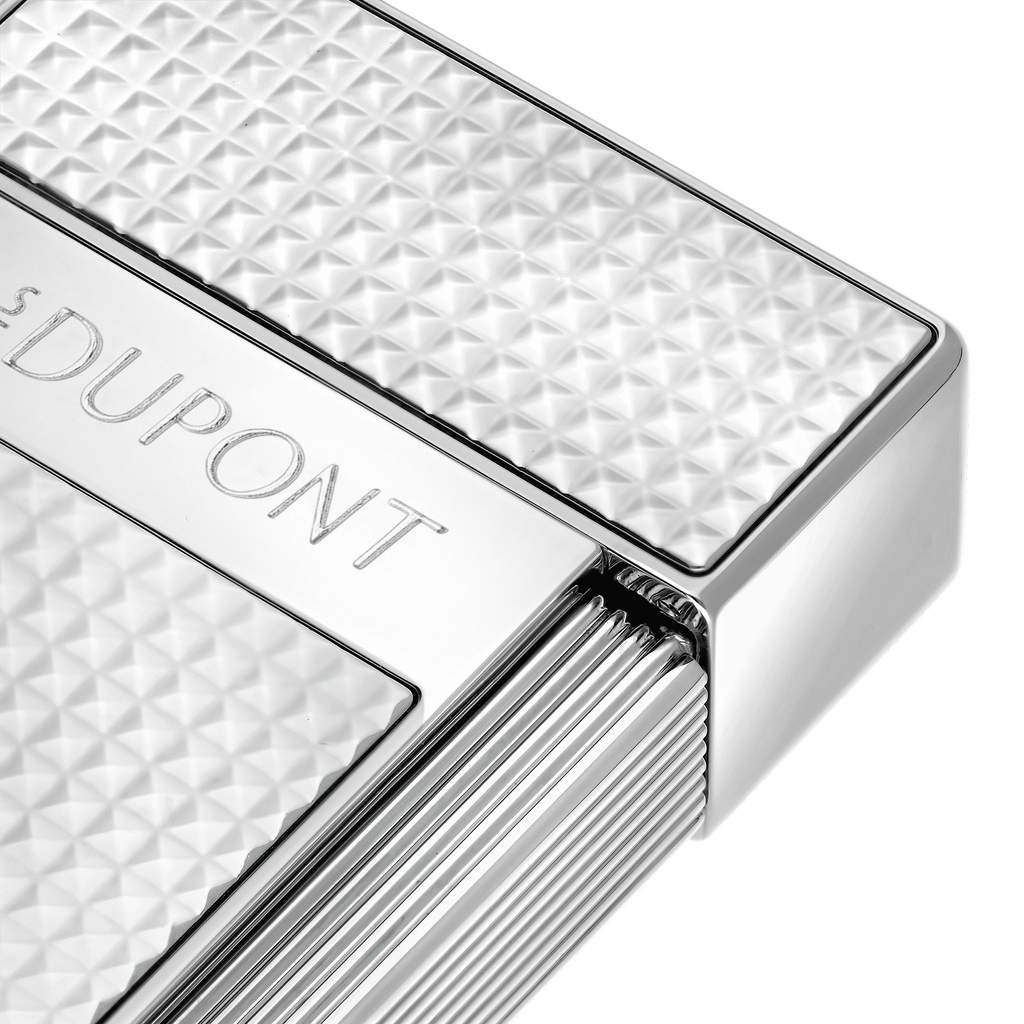 S.T. Dupont  BIGGY Lighter Diamond Head Silver 025210
