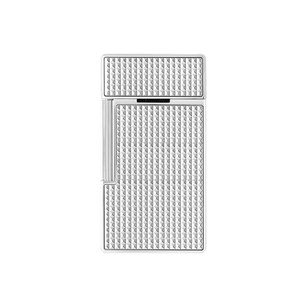 S.T. Dupont  BIGGY Lighter Diamond Head Silver 025210