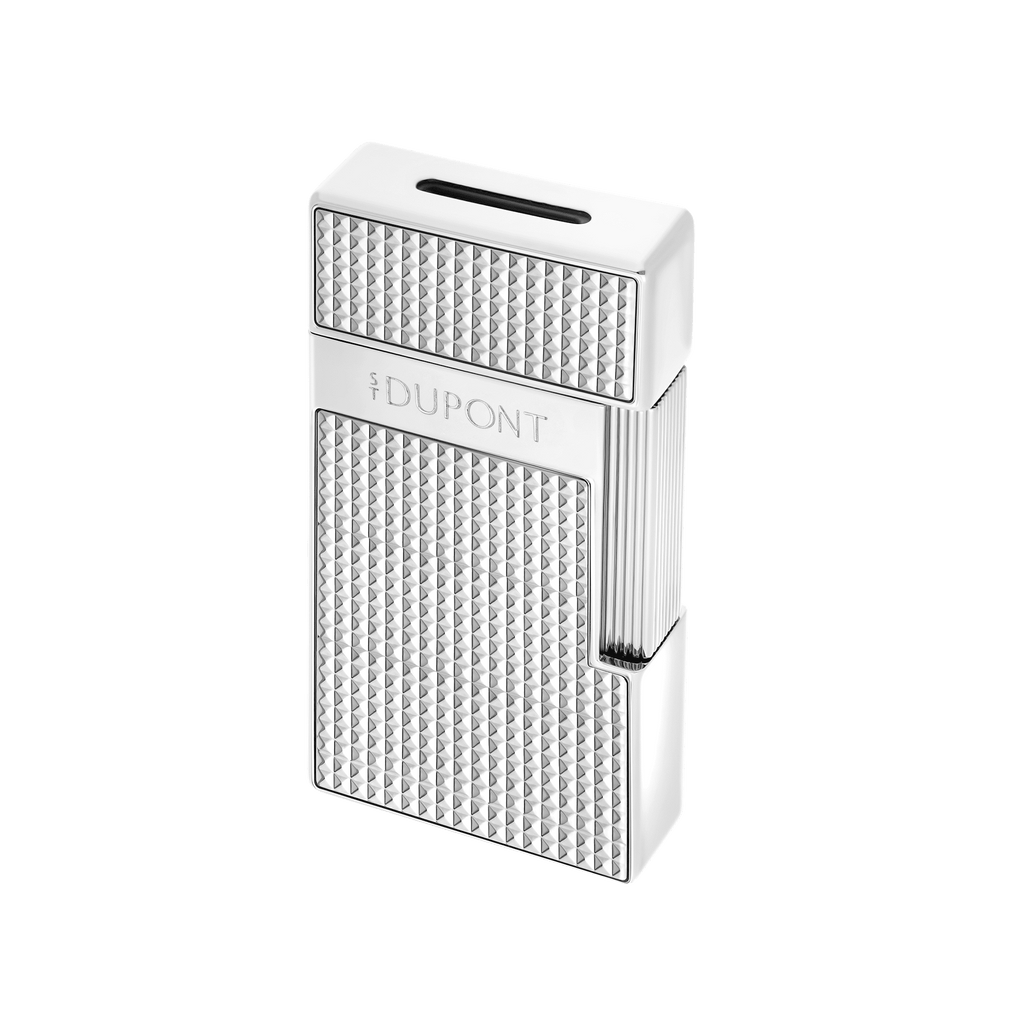 S.T. Dupont  BIGGY Lighter Diamond Head Silver 025210