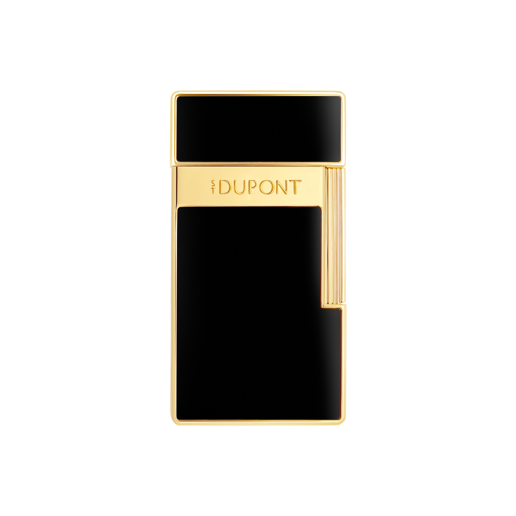 S.T. Dupont  BIGGY Lighter BLACK / GOLD 025222