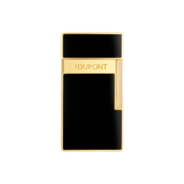 S.T. Dupont  BIGGY Lighter BLACK / GOLD 025222