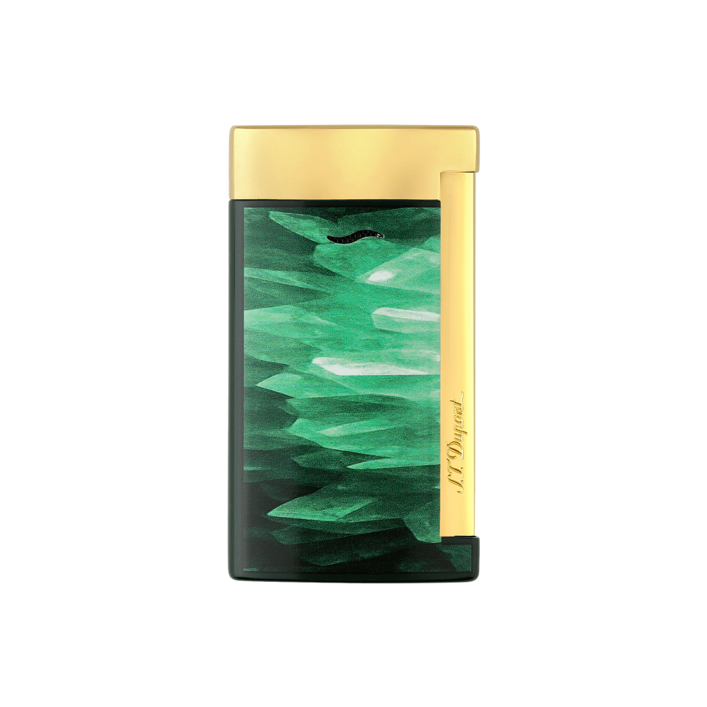 S.T. Dupont SLIM 7 Lacquered Lighter Géode Green 027036