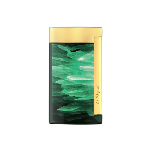 S.T. Dupont SLIM 7 Lacquered Lighter Géode Green 027036