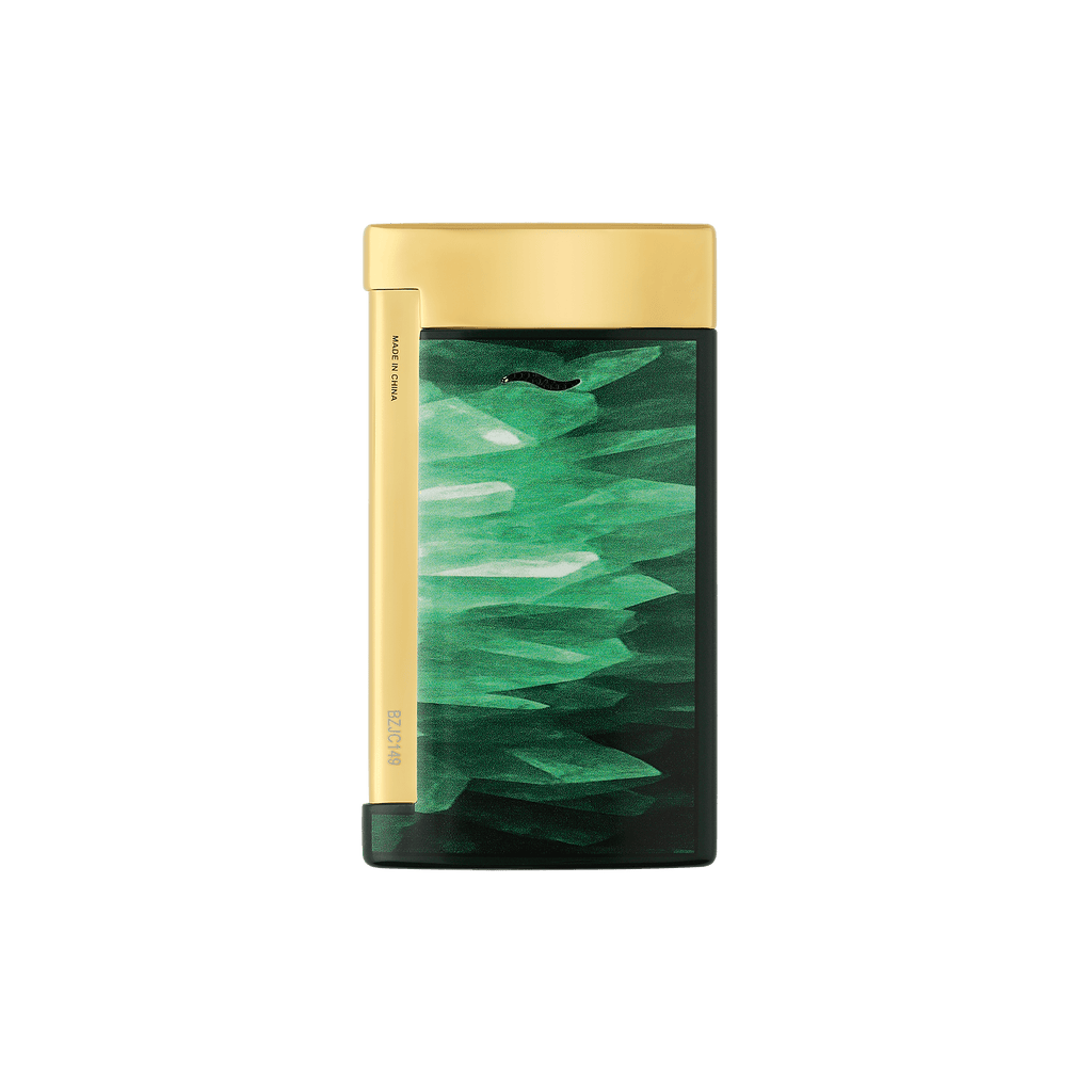 S.T. Dupont SLIM 7 Lacquered Lighter Géode Green 027036