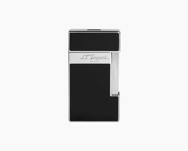 S. T. Dupont SLIMMY LIGHTER BLACK LACQUER AND CHROME 028001