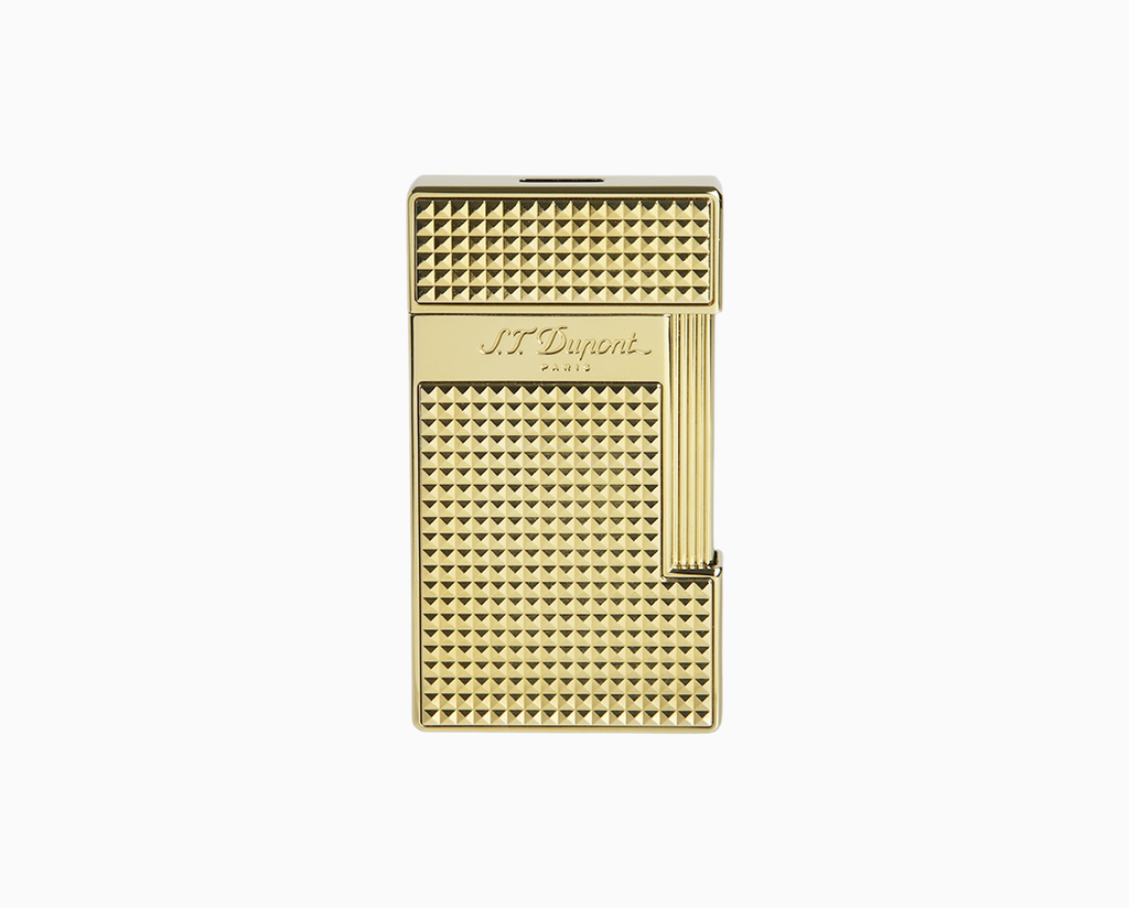 S. T. Dupont SLIMMY DIAMOND-POINT GOLD LIGHTER 028009