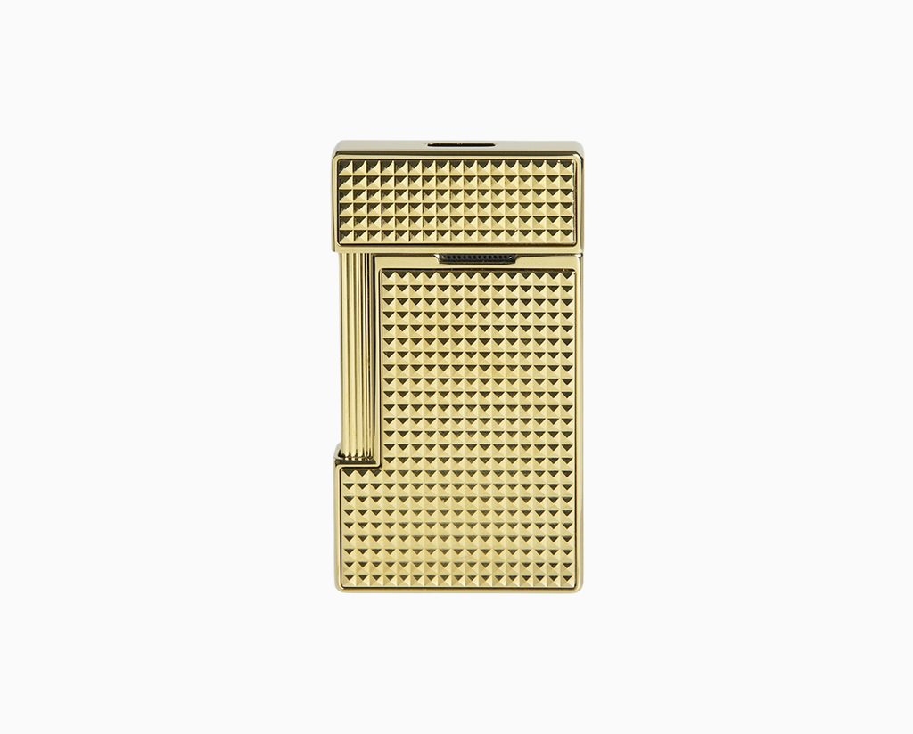 S. T. Dupont SLIMMY DIAMOND-POINT GOLD LIGHTER 028009