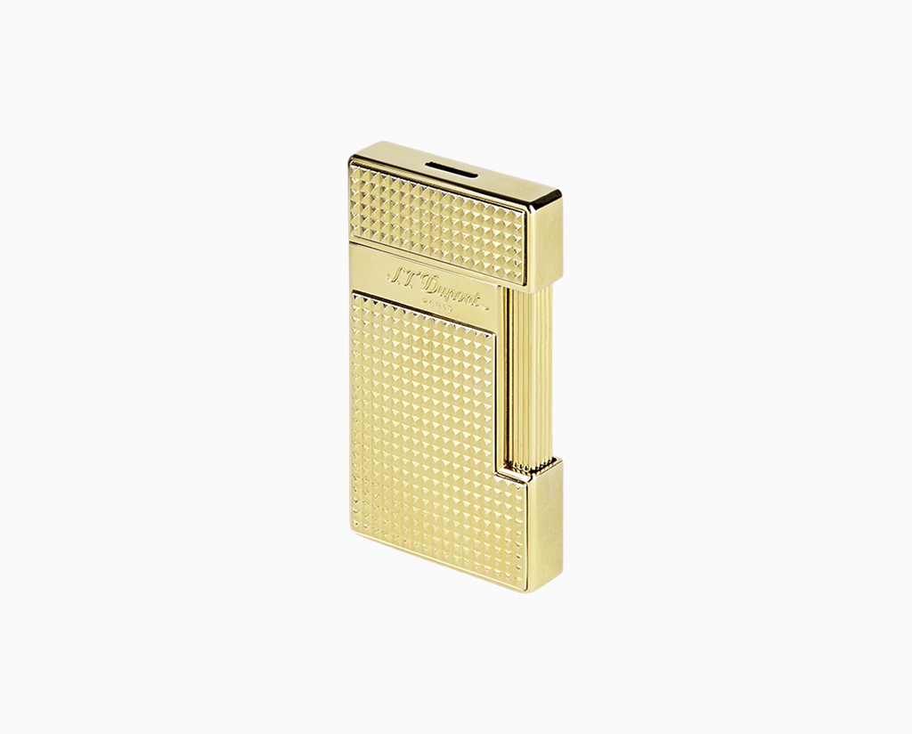 S. T. Dupont SLIMMY DIAMOND-POINT GOLD LIGHTER 028009