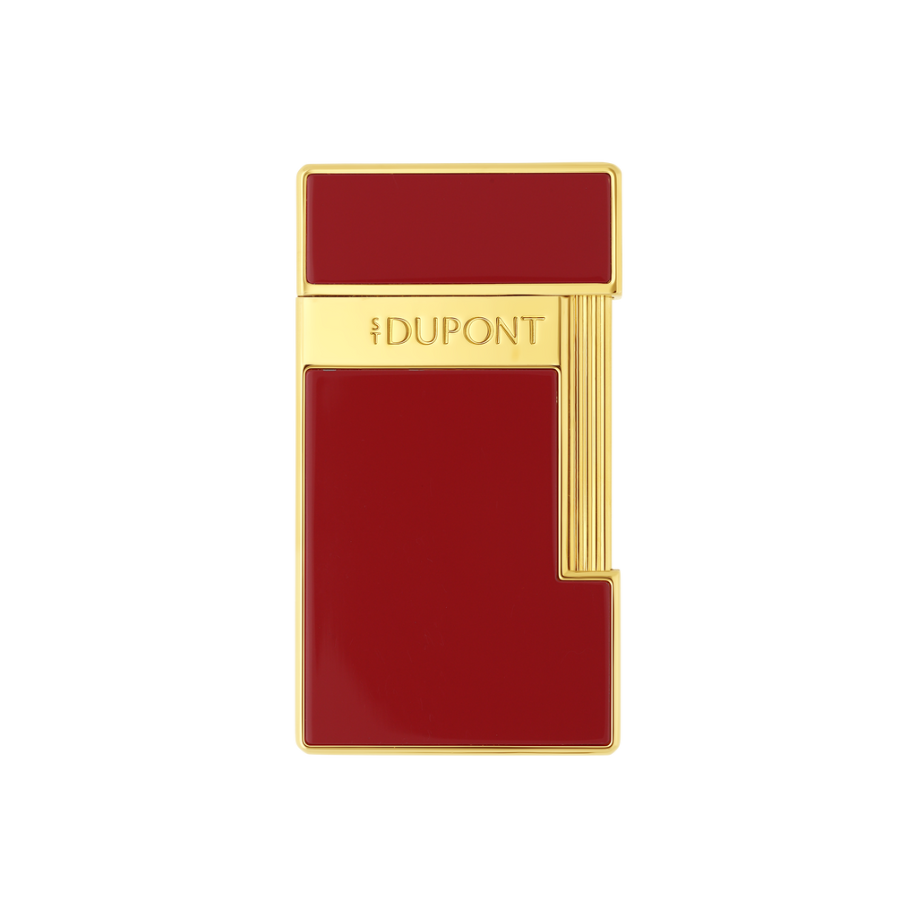 S. T. Dupont SLIMMY Lighter Lampone & Gold 028030