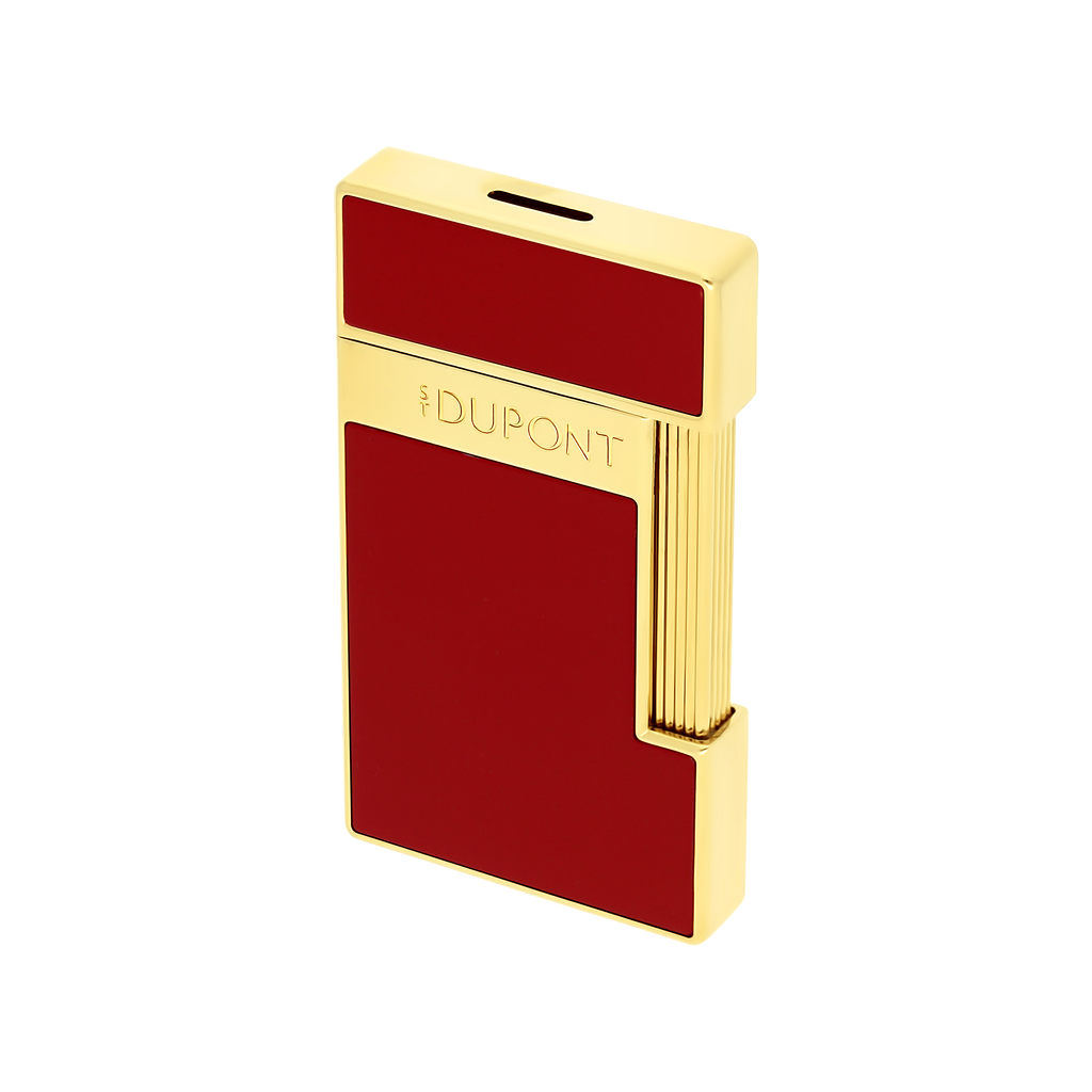 S. T. Dupont SLIMMY Lighter Lampone & Gold 028030