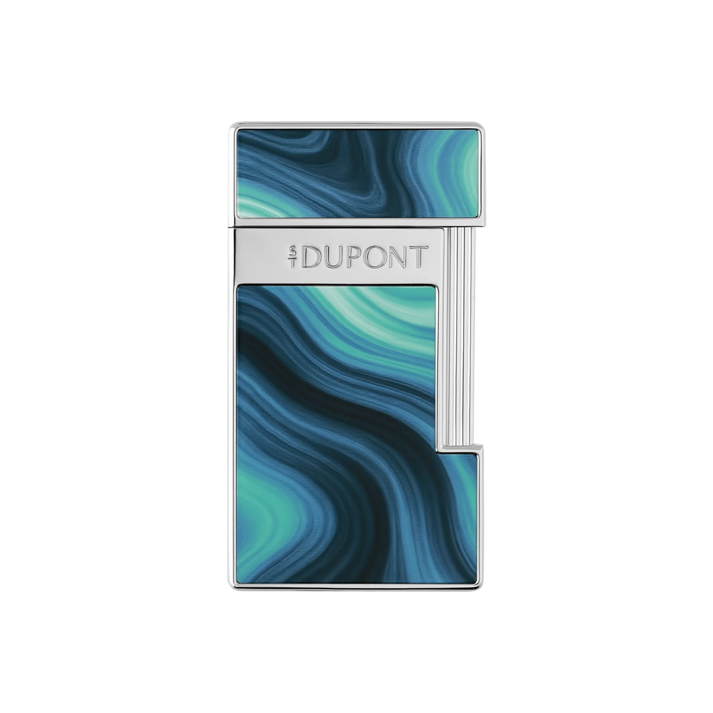 S.T. Dupont SLIMMY Lacquered Lighter Géode Blue 028035