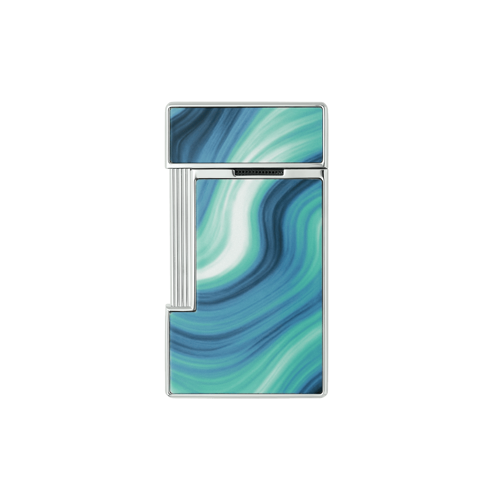 S.T. Dupont SLIMMY Lacquered Lighter Géode Blue 028035