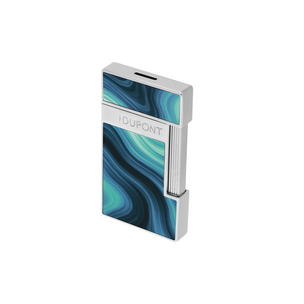 S.T. Dupont SLIMMY Lacquered Lighter Géode Blue 028035