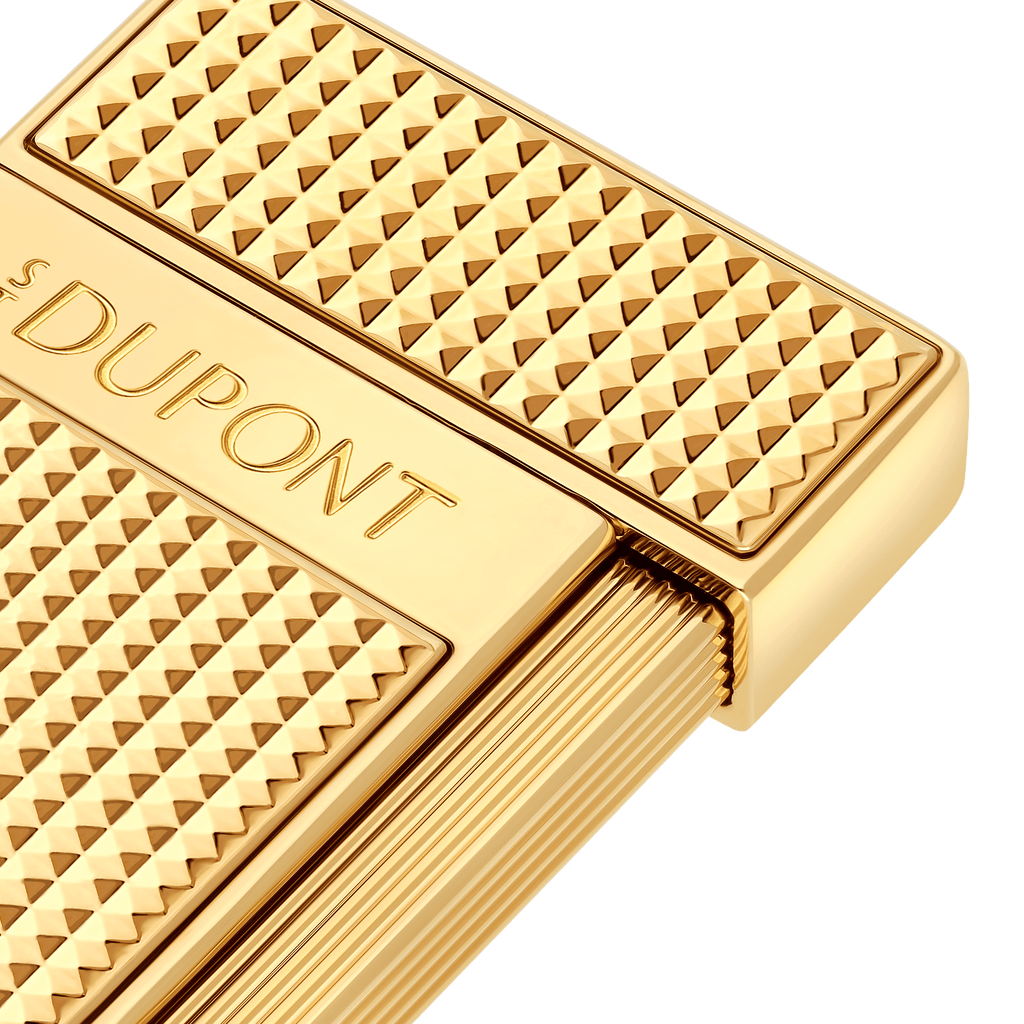 S. T. Dupont SLIMMY Lighter Diamond Head Gold 028119