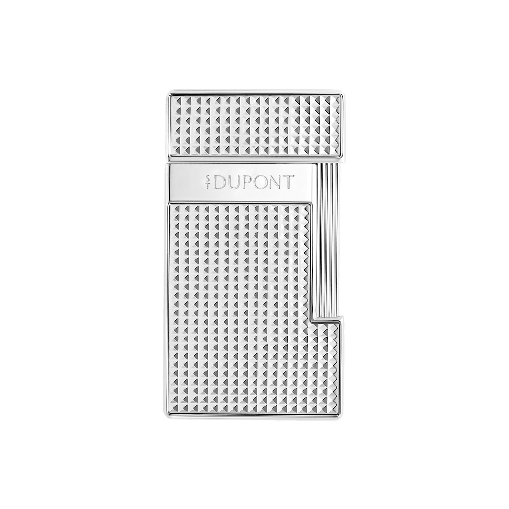 S. T. Dupont SLIMMY Lighter Diamond Head  Silver 028120