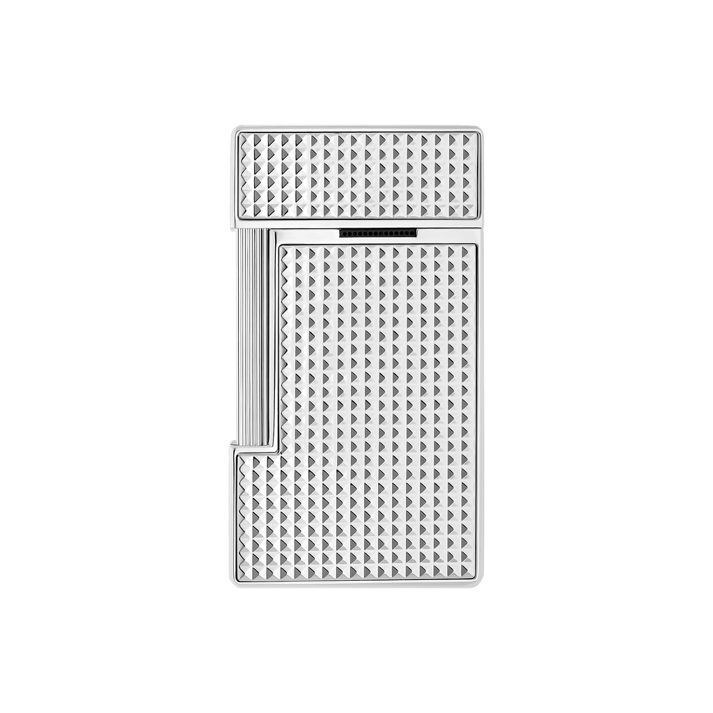 S. T. Dupont SLIMMY Lighter Diamond Head  Silver 028120