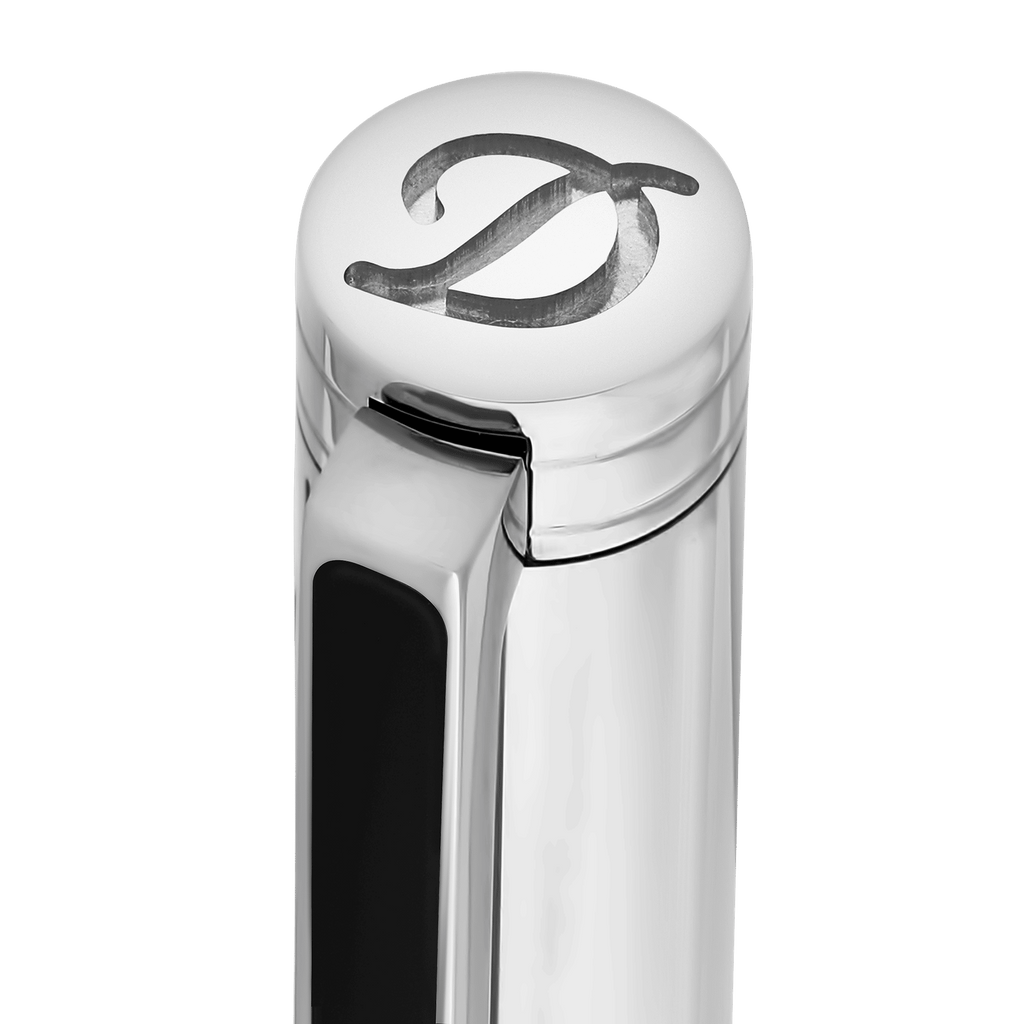 S.T. Dupont Classique Ballpoint Pen Diagonal Palladium 045079N