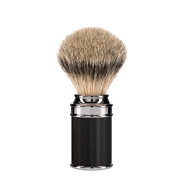 MUHLE - TRADITIONAL shaving brush, Black, silvertip badger 091 M 89 BLACK