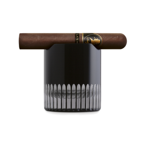 Davidoff Winston Churchill Cigar Spirit Glasses Black (Set of 2)
