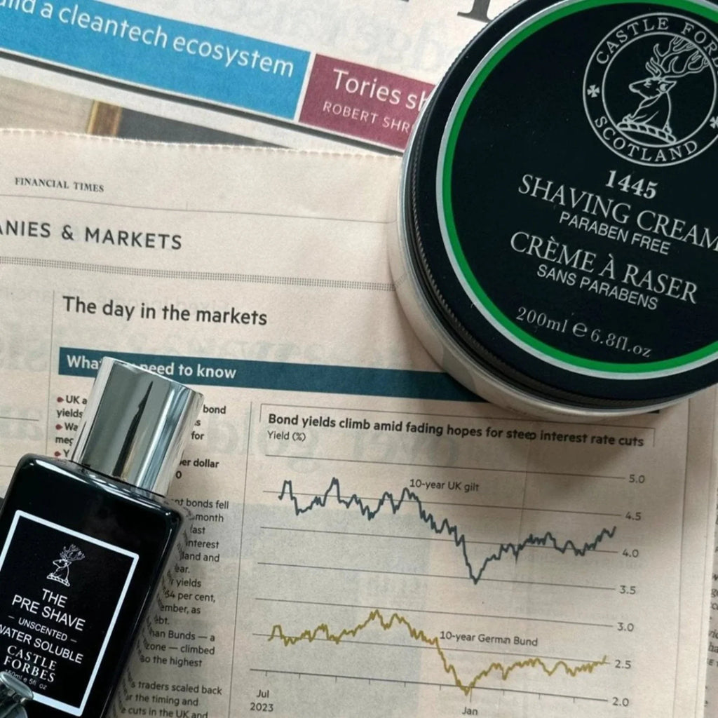 CASTLE FORBES - Luxury Shave Cream, Signature '1445', 6.8 fl.oz / 200ml