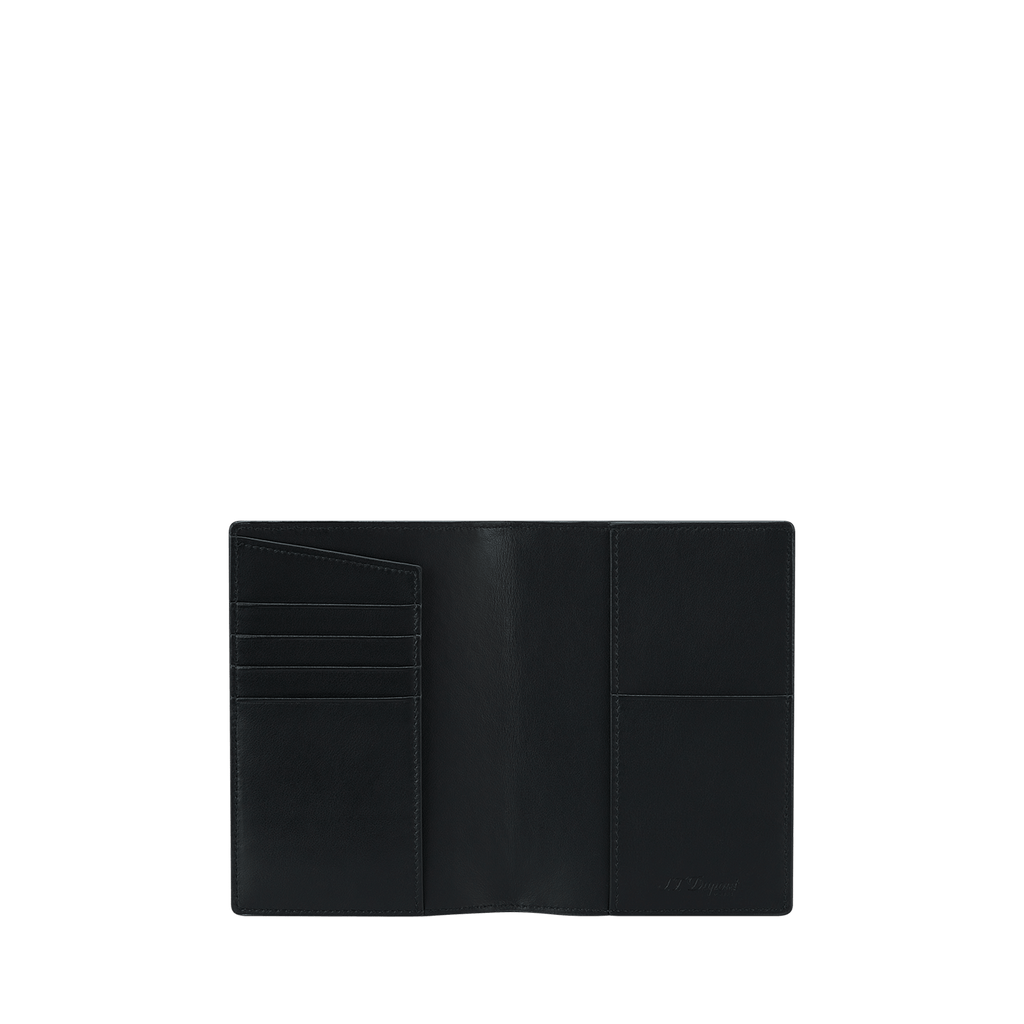S.T. Dupont Passport Holder Firehead Black 161114