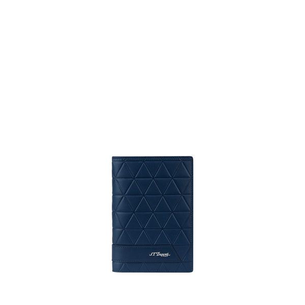 S.T. Dupont Passport Holder Firehead Blue 161614